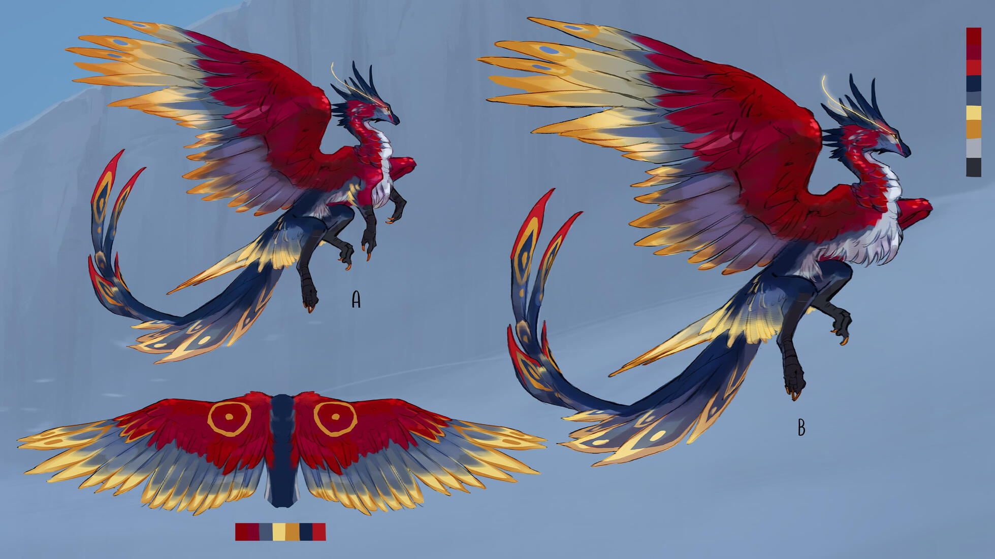 Creature design, vers. 1 - Student film "Reborn"